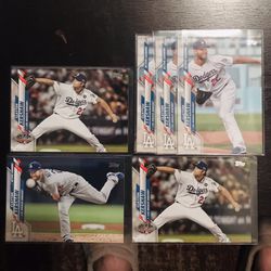 Los Angeles Dodgers 17 Card Lot Kershaw Betts