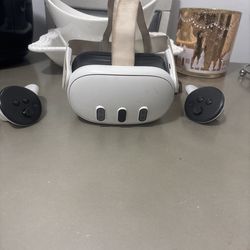 Oculus quest 3 vr headset with a already set account on it