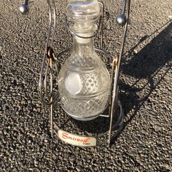 Vintage Smirnoff Decanter 