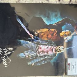 Original Jason Autographed Picture 