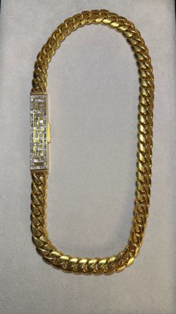 Cuban chain 10k gold