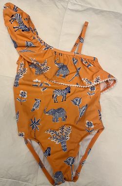 Janie & Jack Toddler Girls Size 4 One-Piece Bathing Suit