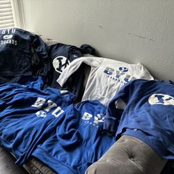 BYU Hoodies & Blue Zip up Jacket  – Sizes S/M