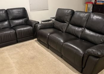 Brown Leather Recliners 