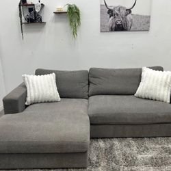 Gray Sectional Couch - Free Delivery 