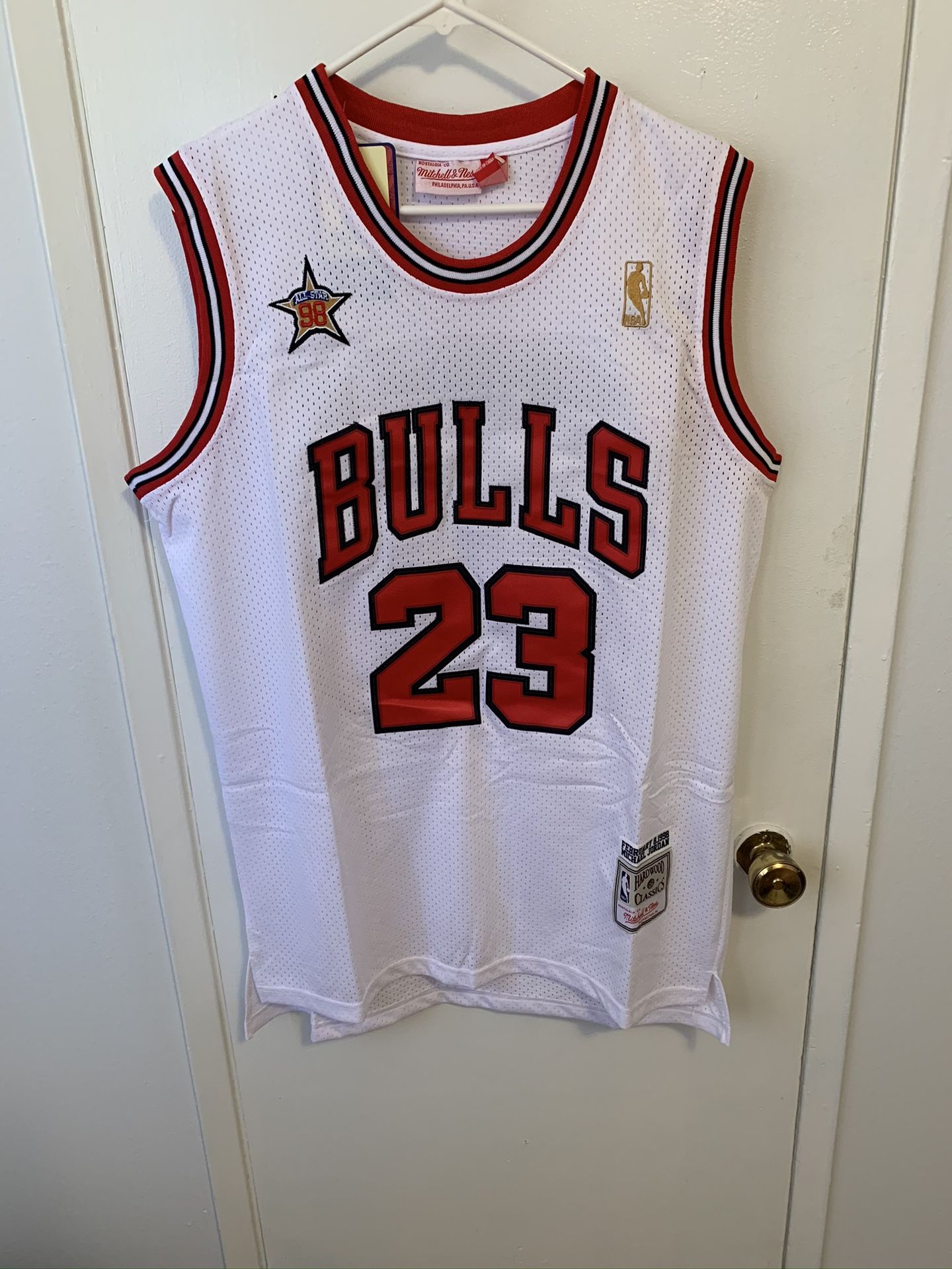 Michael Jordan #23 white Chicago bulls all star game jersey
