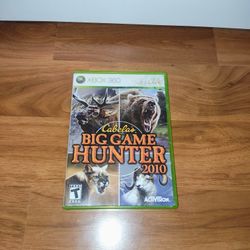 Xbox 360 Cabela Big Game Hunter 2010