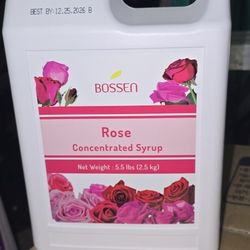 Rose Syrup Foe Boba Tea / Milk Tea 