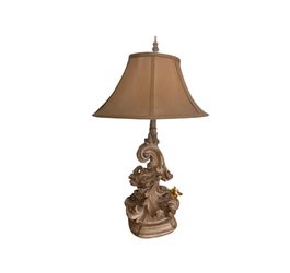 Composite Sculptural Table Lamp