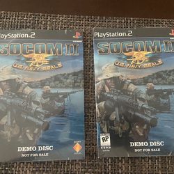 2 Ps2 Demos Games Sealed !!!!!!! $30 Firm 