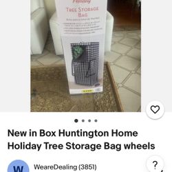 Christmas Holiday Tree Storage Bags