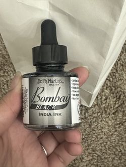Dr. Ph. Martin's Bombay India (7BY) Ink Bottle, 1.0 oz, Black