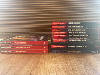 Dungeons & Dragons (D&D) 5e Book Collection — 12 Books