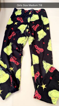 Girls Grinch  Leggings