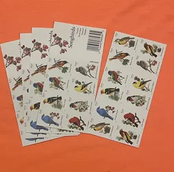 Deal 2014 Songbirds Forever Stamps, 5 Booklets 100 MNH FV $78