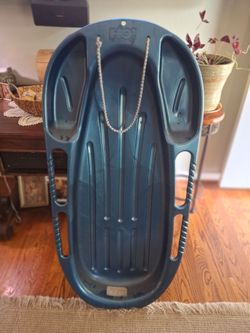 Ho! Sports Blue Plastic Snow Sled