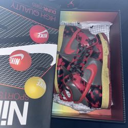 Nike Blazer 1985 Red Acide Wash Size 9 