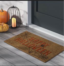 HAPPY HALLOWEEN π SPIDERWEB πΈοΈπ·οΈ DOORMAT