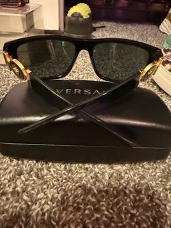 Authentic Versace MOD. 4369 Medusa Black Gold Sunglasses – Made in Italy