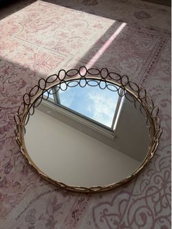 Good Mirrored Decorative Tray