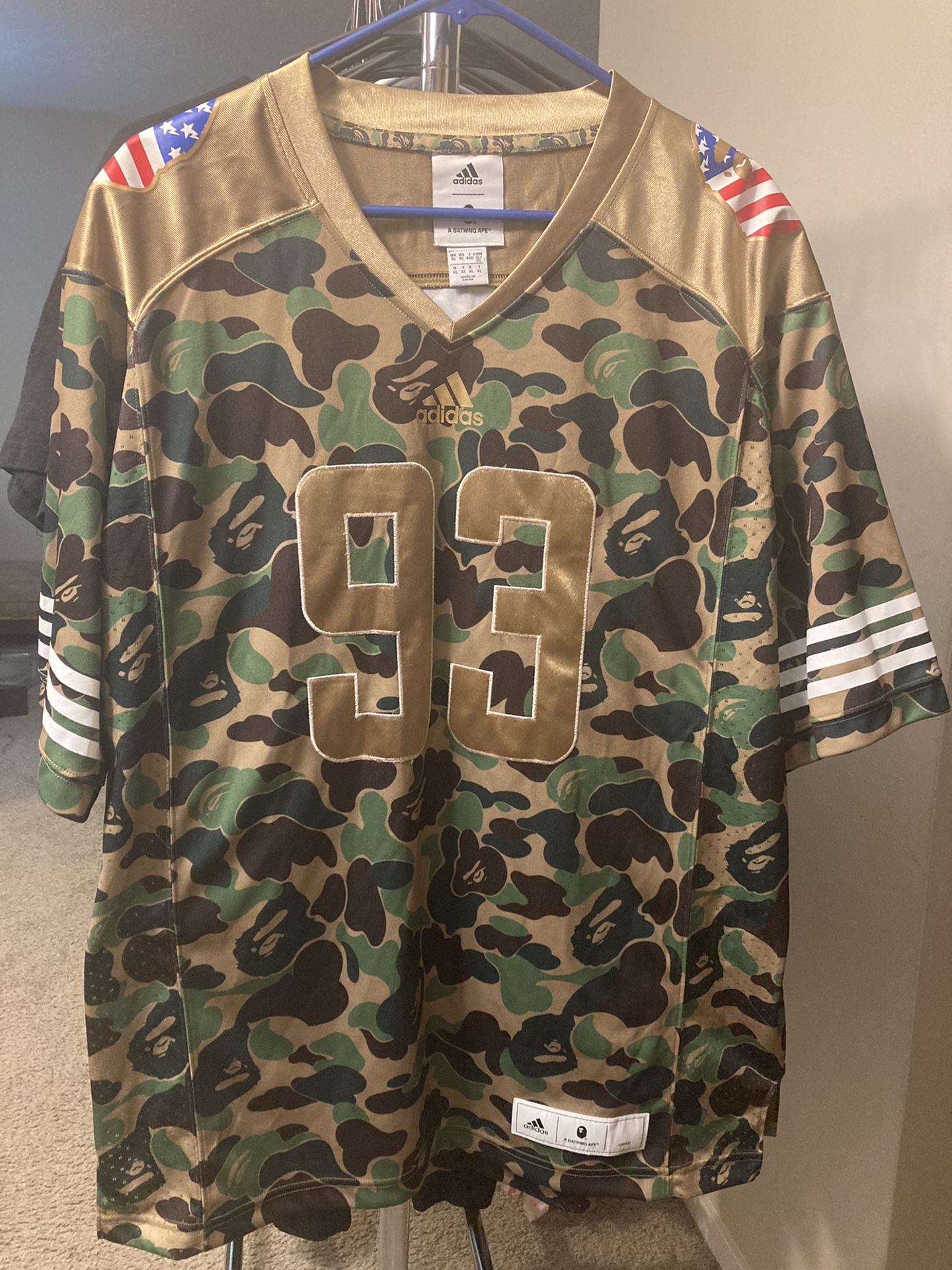 BAPE x ADIDAS 93 JERSEY for Sale in Norcross, GA - OfferUp
