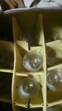 Vintage crystal glasses