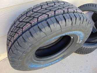 4 New 285 75 16 Continental Terrain Contact All Terrain Tires Outlined White Letters 10PLY Date 2025