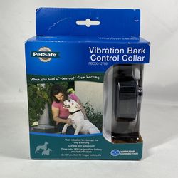 PetSafe Vibration Bark Control Collar PBC00-12789 for Dogs 8 lbs + 28" Neck Max