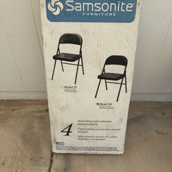 Metal Folding Chairs, Samsonite