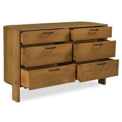 Moes Home Lachlan 3-Piece Bedroom Storage Set – Dresser & Nightstands