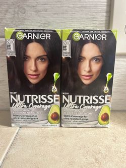 Garnier Nutrisse Ultra Coverage 200 Deep Soft Black – 2 Pack