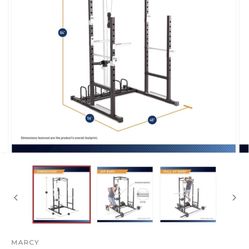 Squat Rack With Rope System 