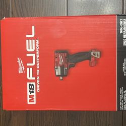 Milwaukee M18 FUEL Gen-2 18V Lithium-Ion Brushless Cordless Mid Torque 1/2 in. Impact Wrench w/Friction Ring (Tool-Only)