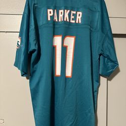 NFL PRO LINE Devante Parker Aqua Miami Dolphins Team Player Jersey