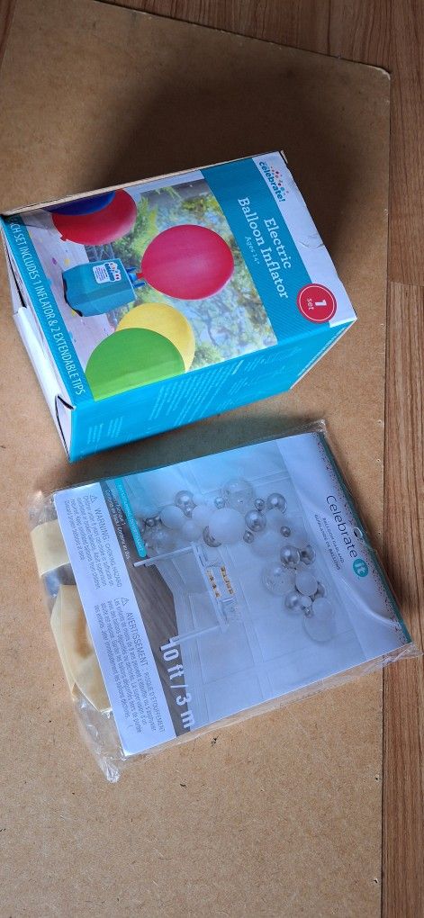 New Electric Balloon Inflator and Balloons