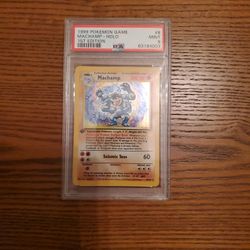 1999 Base Set Machamp PSA 9