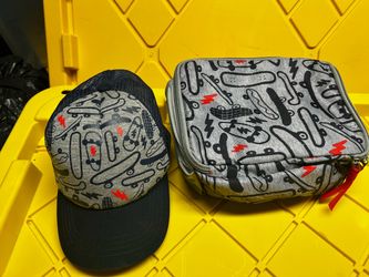 Skateboard Lunch Bag With Matching Hat