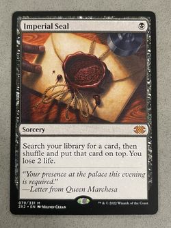Magic the Gathering MTG Proxy - Imperial Seal