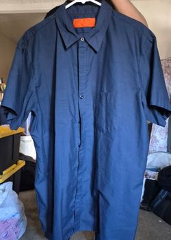 Dickies,  Mechanic Shirt in Navy Blue XXL