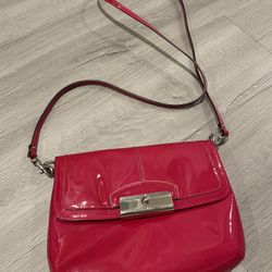 Coach  Crossbody Bag/ Purse- Hot Pink