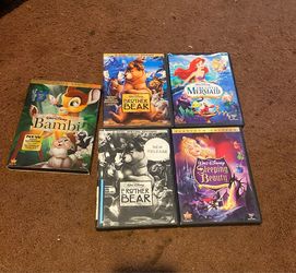 Disney DVD 2 dish inside and $5 each