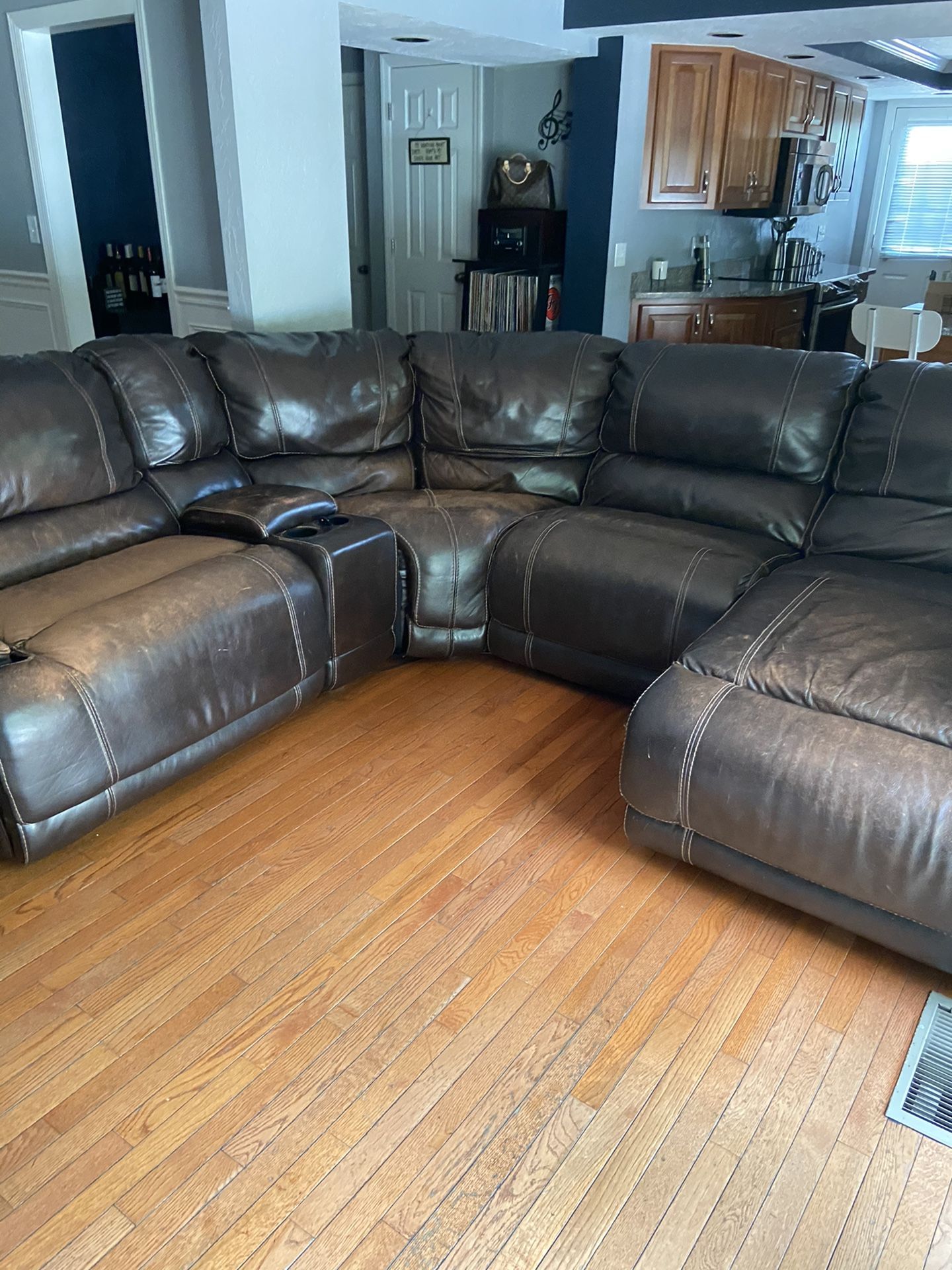 FREE!! Couch with recliners