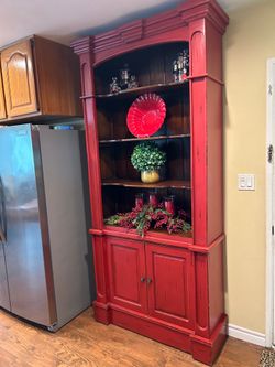 Large Custom Painted Cabinet