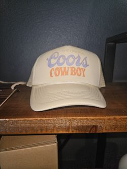 Trucker Hat Cream Coors Cowboy
