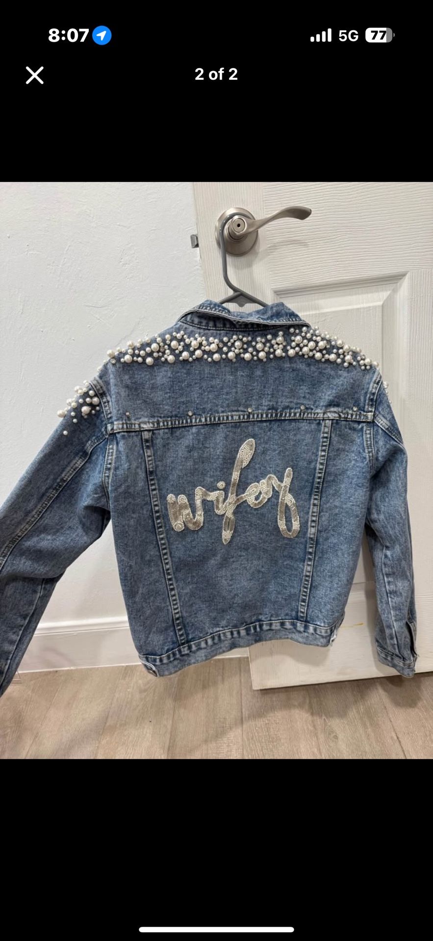 Pearl “Wifey” Jean Jacket