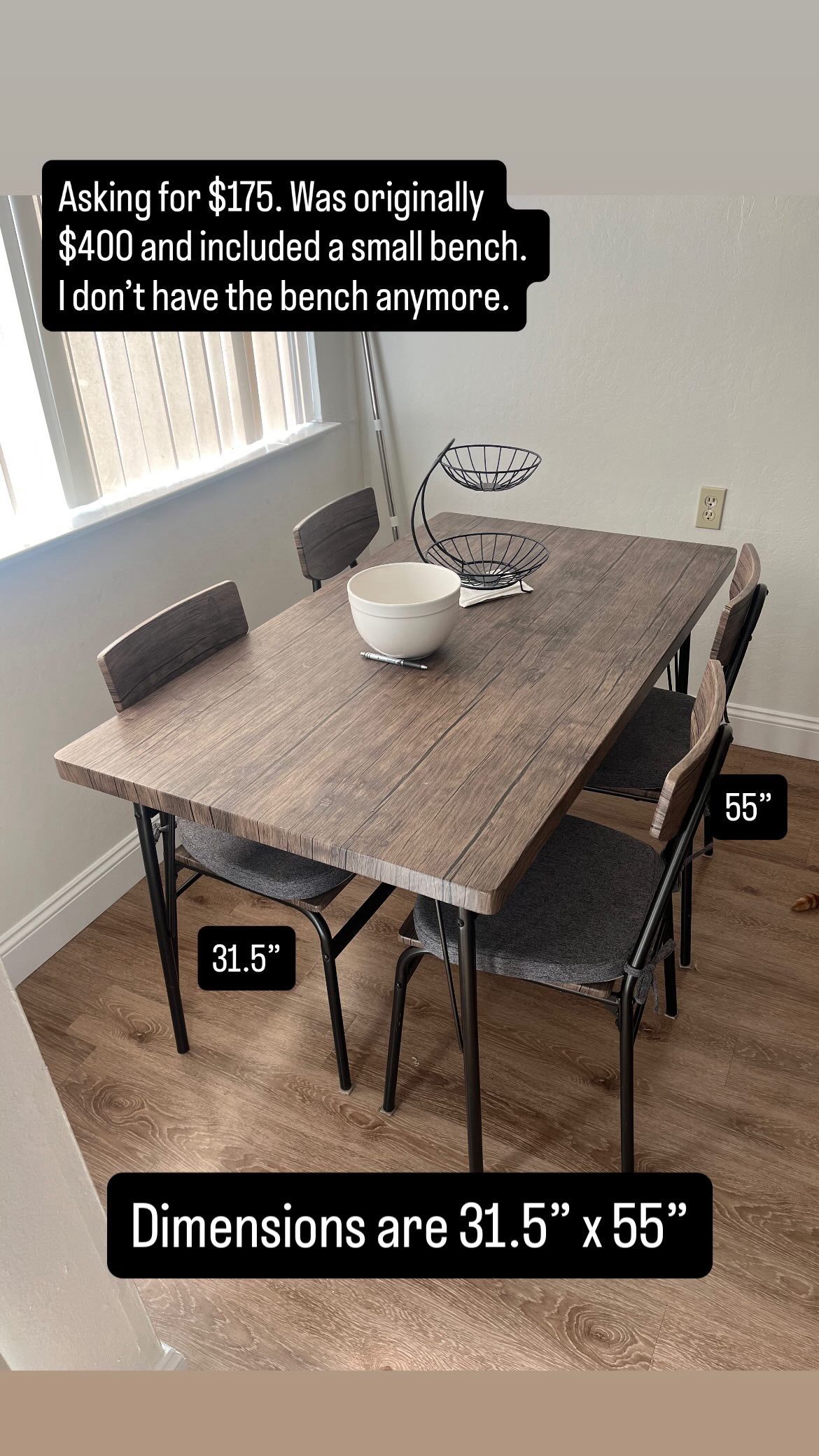 Dining Table w/ Chairs