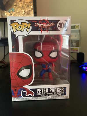 Photo Spiderman : Into the Spiderverse Peter Parker/Spider-Man Funko pop!