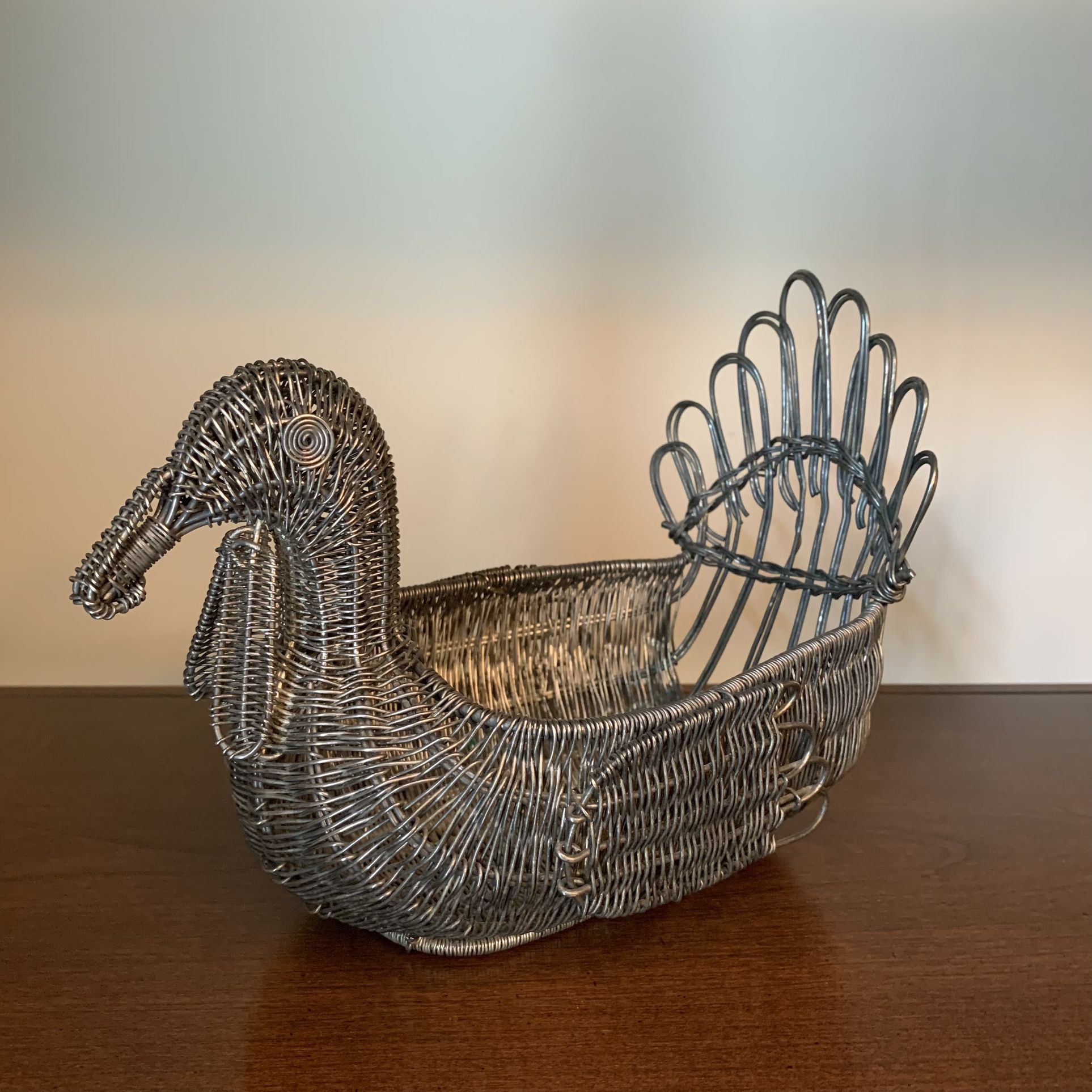 Handmade Heavy Wire Turkey Basket