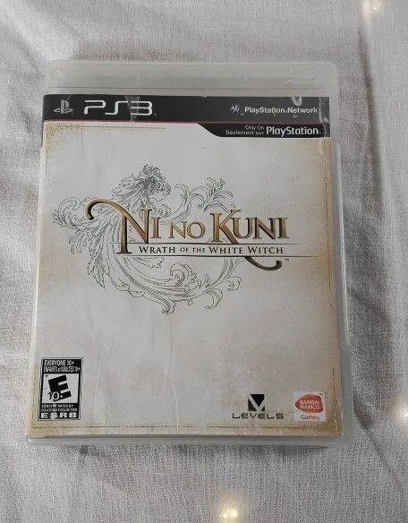PS3 Game Action Adventure Ni No Kuni Wrath Of The White Witch