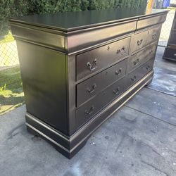 Long dresser dark brown color